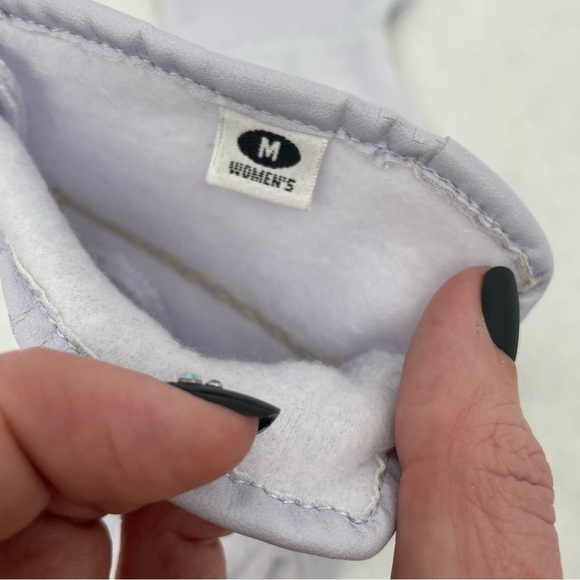 COLUMBIA Women’s Fleece Gloves White/super light purple/blue size: Medium - Picture 9 of 9